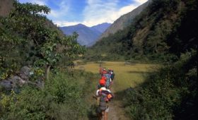 backpacking in Nepal